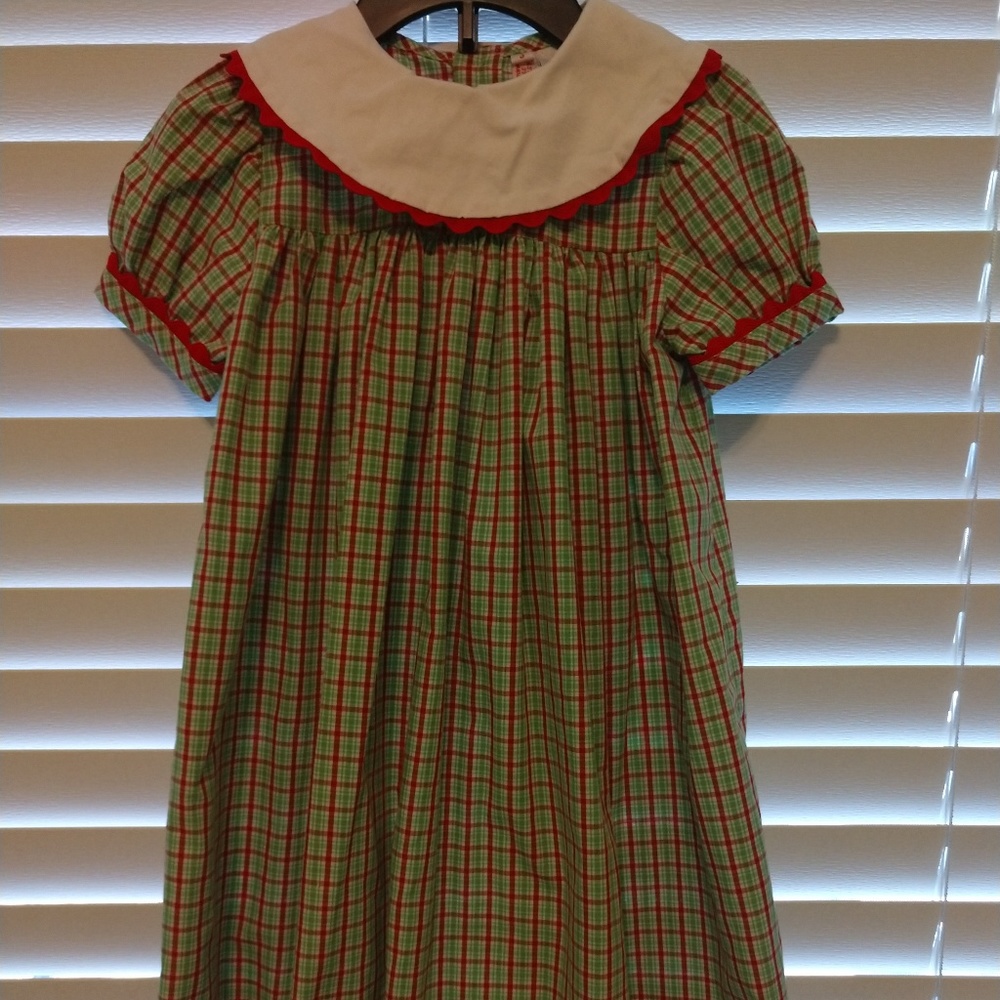 Orient Express Christmas Dress with rick rack
